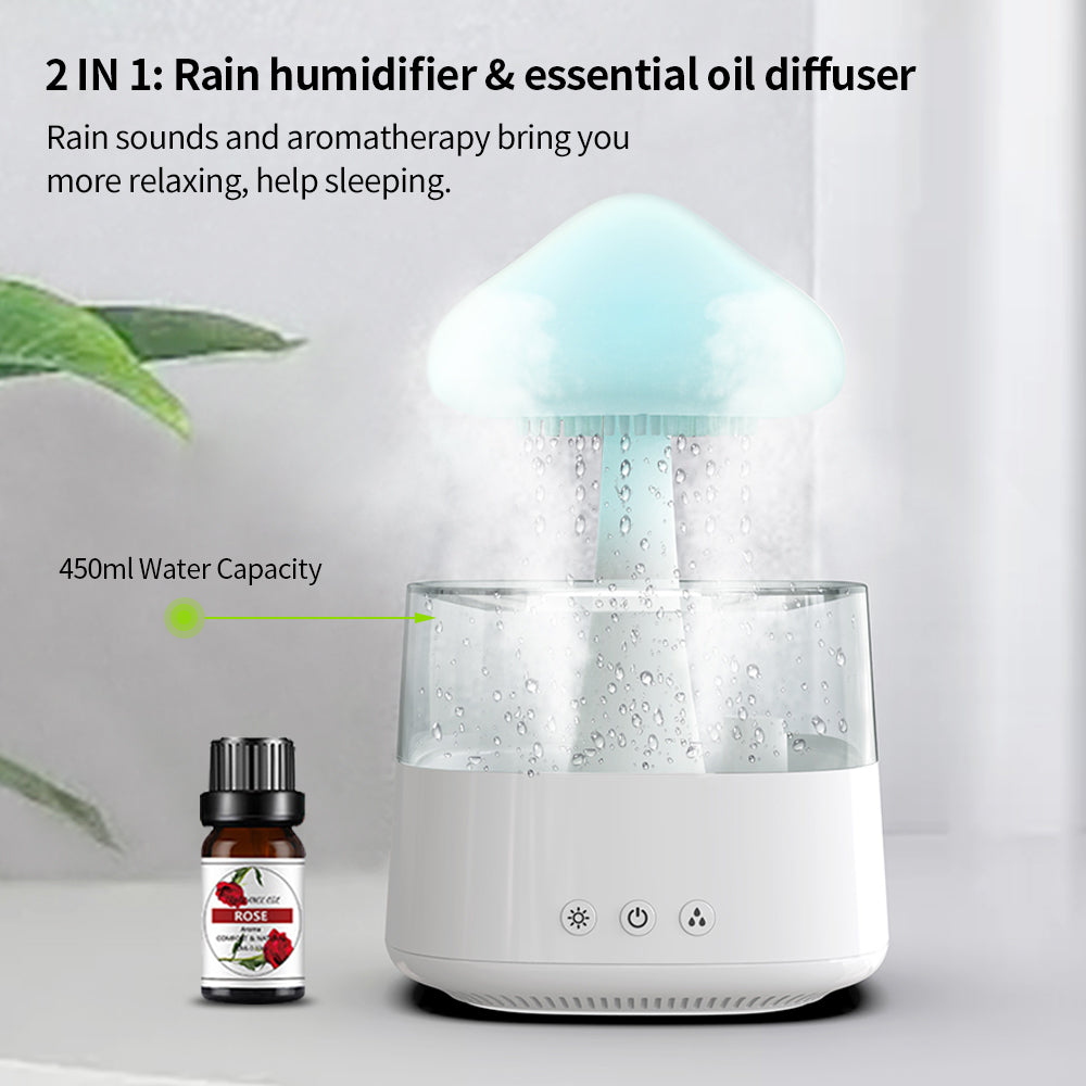Mushroom Rain Cloud Humidifier