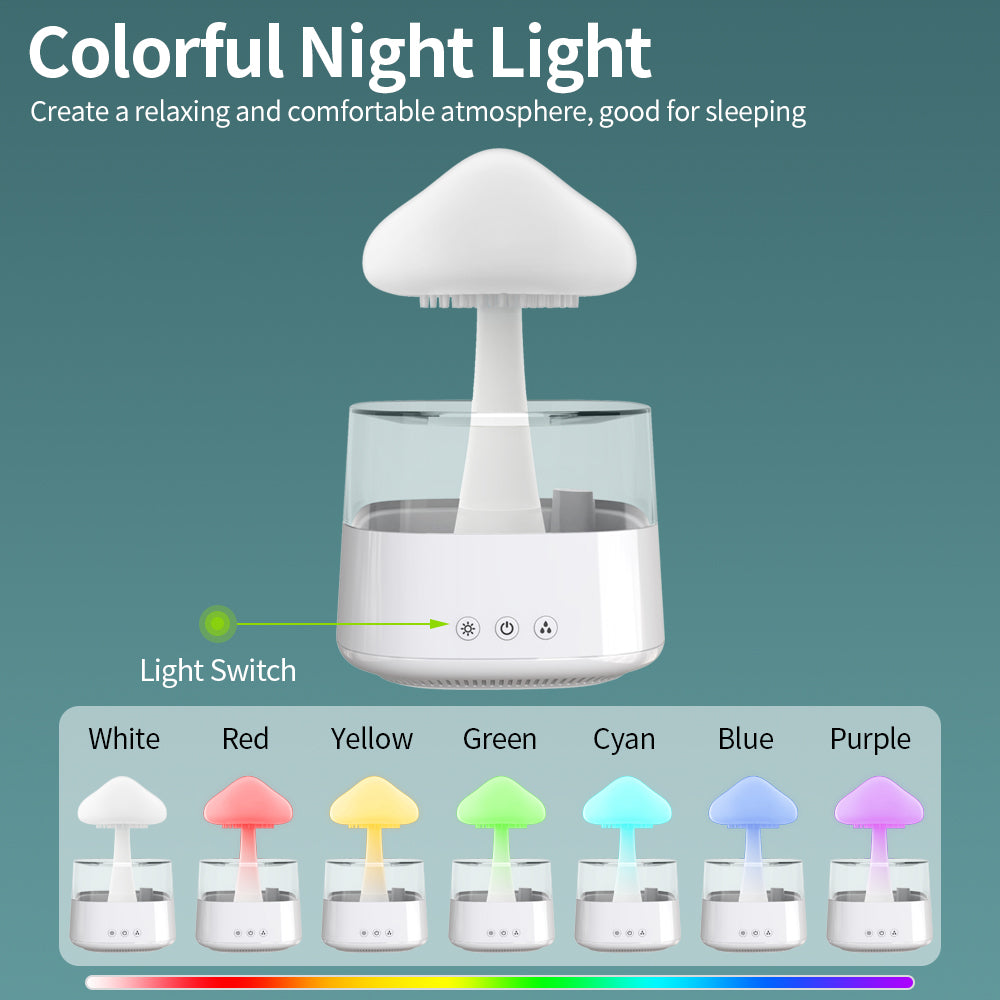 Mushroom Rain Cloud Humidifier