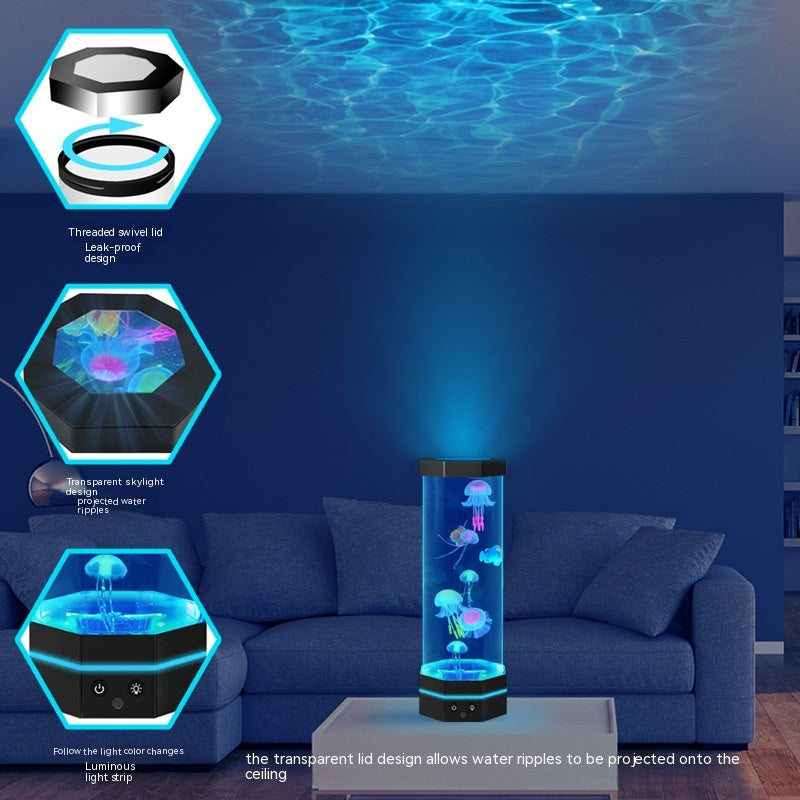 Jellyfish Lava Lamp With Remote Control