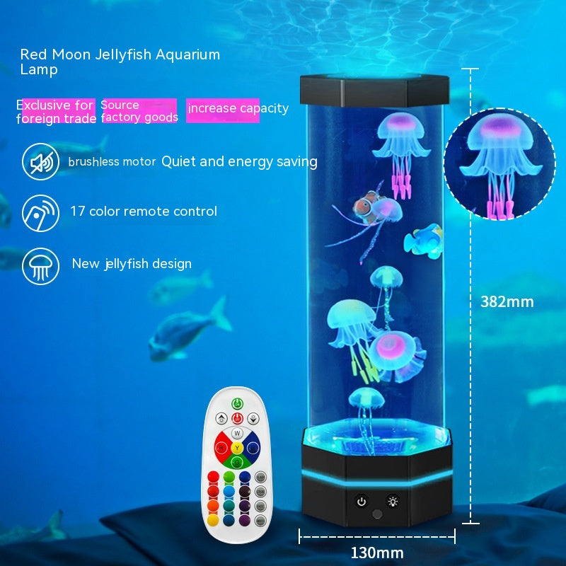 Jellyfish Lava Lamp With Remote Control