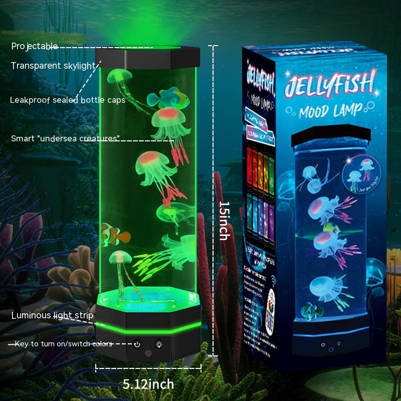 Jellyfish Lava Lamp With Remote Control